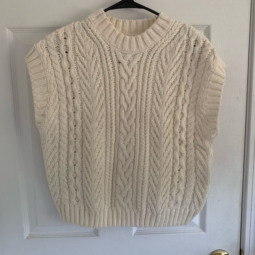 knitted sweater vest